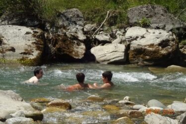 baños en rios casa rural huesca